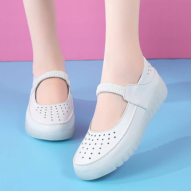 Spring Single Shoe Women Fashion Super Soft Comfortable Nurse Shoes Women's Non Slip Lightweight Versatile Casual Women's Shoes