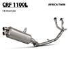 Stainless Steel Full Exhaust System Kit for CRF1100L 2020-2024, Easy Installation