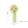 Small Portable Fan Handheld Lightweight Pocket Size Mini Fan USB Rechargeable for Home Work and Travel