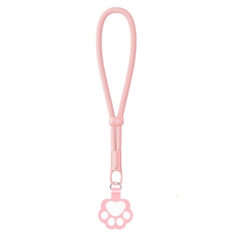 Anti Drop Phone Lanyard Adjustable Length Metal Auto Locking Clasp Polyester Wristband For Mobile Devices Small Gadgets
