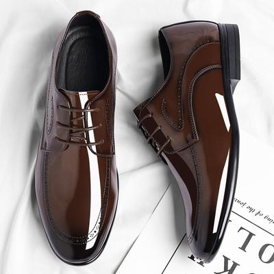 Hot-selling Mens Oxford Shoes Formal Business Dress Shoes Classic Lace Up Male Casual Shoes Leisure Walk Derby Footwear Sneakers