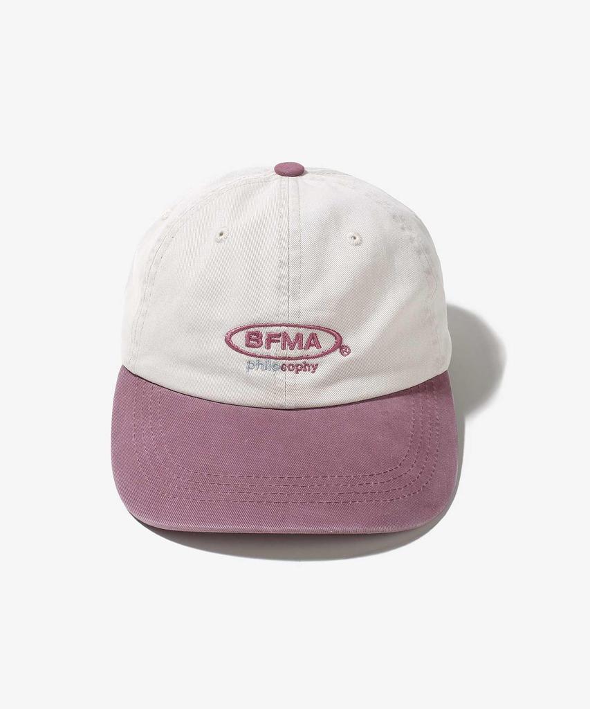 Beollunpeulenjeu Bfma Philosophy Two-Tone Washed Ball Cap Burgundy