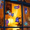 Colorful Halloween Elements Window Sticker - Removable and Waterproof Sticker