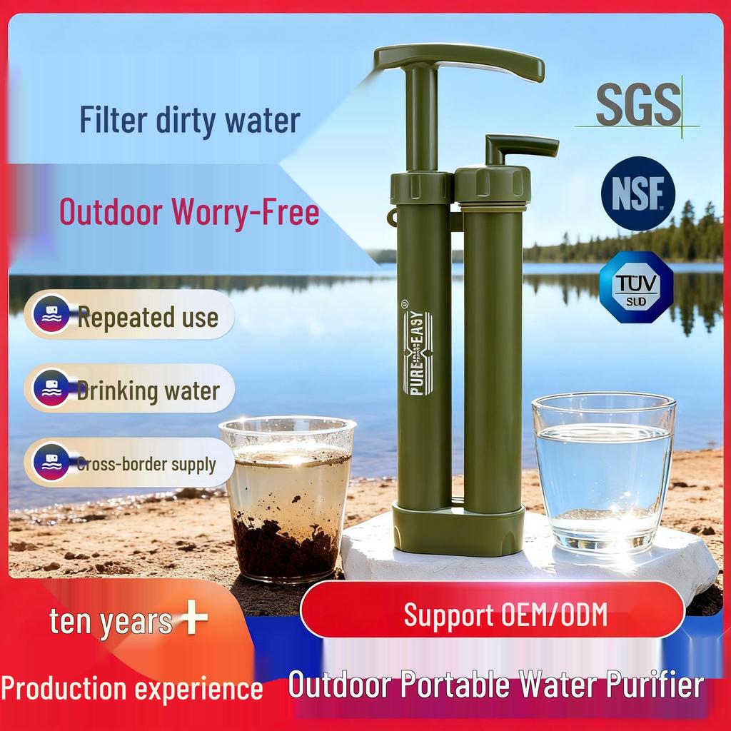 Portable Emergency Water Purifier for Outdoor Camping & Disaster Relief
