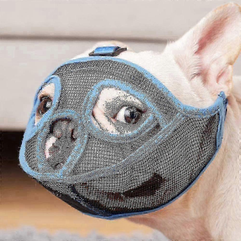 Adjustable Short Snout Dog Muzzle - Stop Biting, Barking, Chewing - Pet Supplies