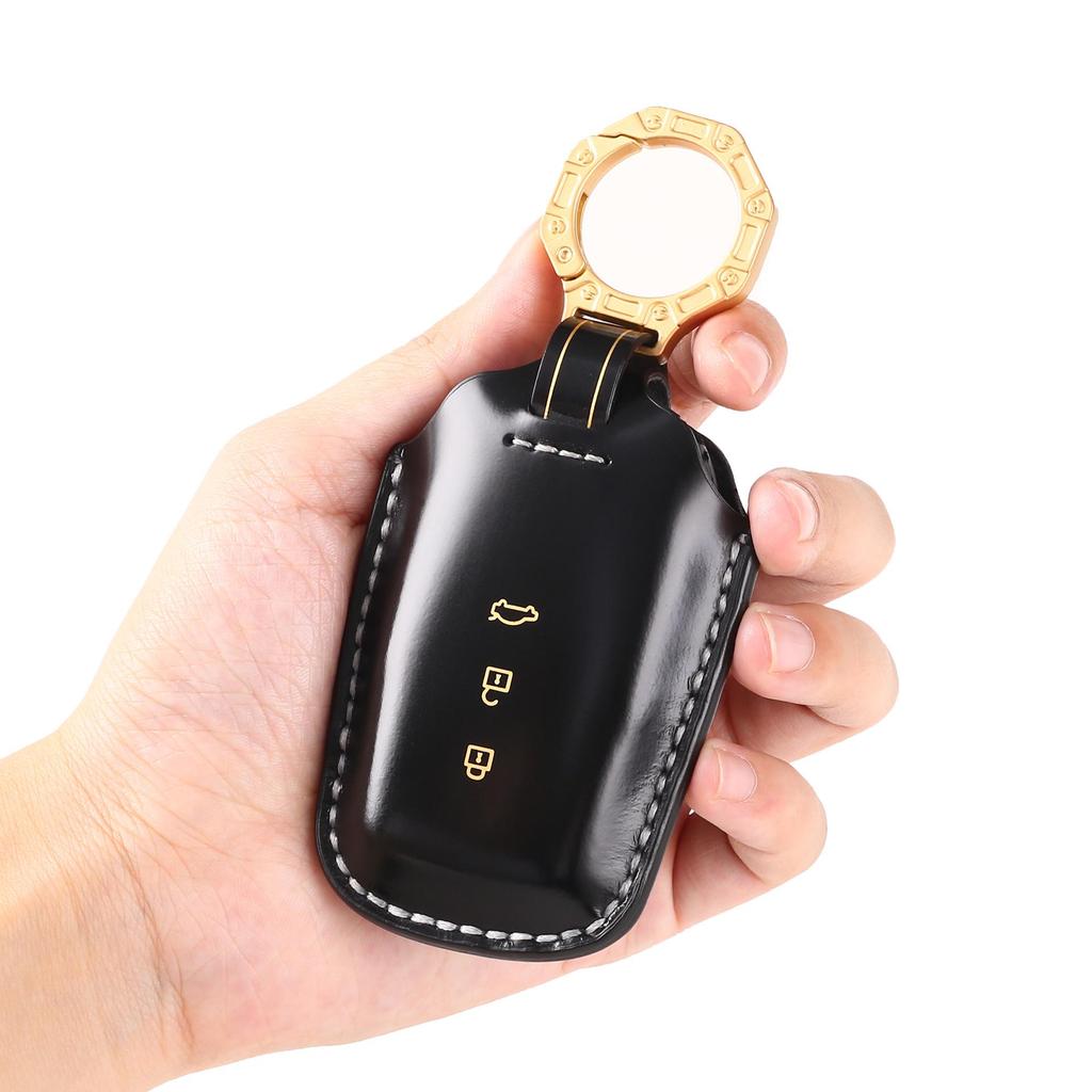 2024 Genuine Leather Key Cover for Toyota Highlander & Asia Dragon with Premium Gift Box