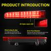 2PCS High Level Third Rear Brake Light L/R Brake Lamp Center Brake Lamp Barn Door For VW Transporter T5 T6 Caravelle Multivan