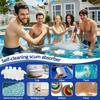 10Pcs Pool Sponges Oil Absorber Pool Scum Sponge Floating Grease Remover Sponge for Swimming Pool Hot Tub Spa Removes Scum Dirt Grease