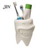 Bathroom Accessory 3D Printed Toothbrush Holder, Artistic Tooth Model Stable Base Holder Smiling Stand, Desktop Display Stand for Accessories