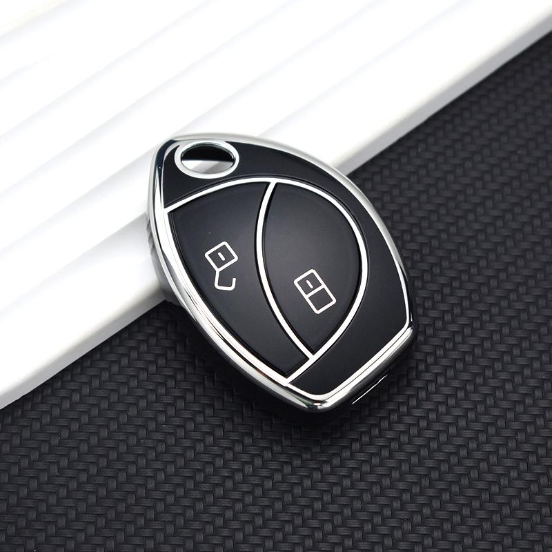 2/3 Buttons Soft TPU Car Key Cover Case Shell Fob Holder Protector For Toyota Malaysia Truguard VG Alarm Cobra Accessories