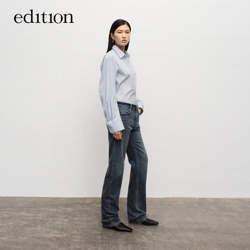 

Edition Women s Vintage Raw Edge Straight Leg Denim Jeans XXS 24