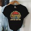 Vintage 1986 60th Birthday Print Tshirt Unisex Retro Casual Tee For Birthday Gift Daily Wear 1986 Limited Edition Tees