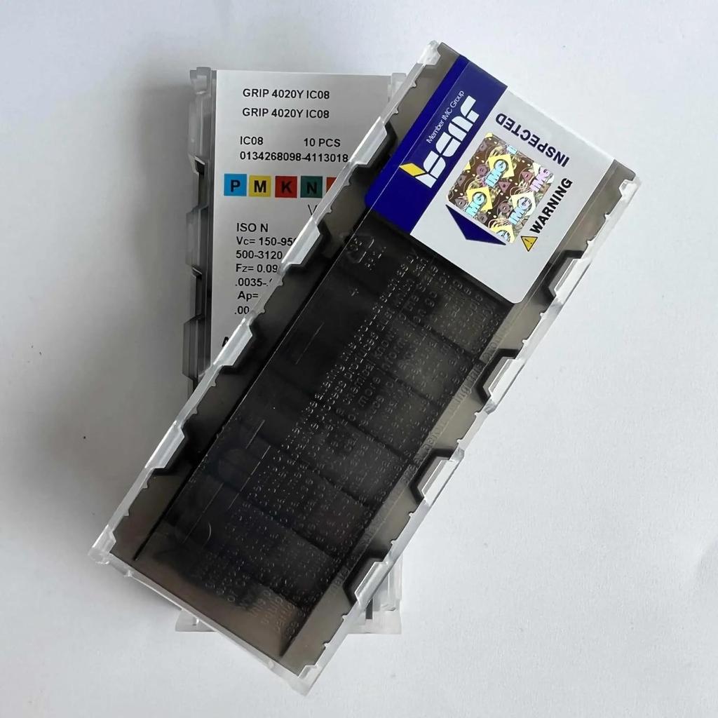 ISCAR / GRIP4020Y IC08 /Industrial indexable Carbide Inserts 10 PCS