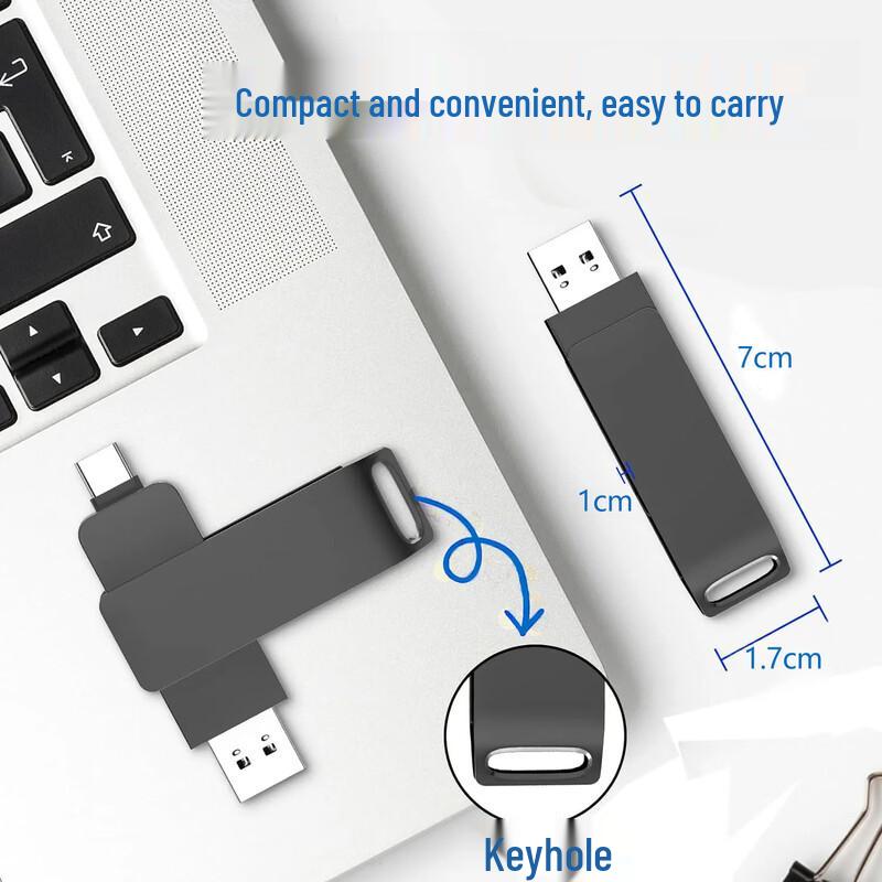 OLOEY Dual-Head Type-C & USB 3.1 Flash Drive - 1TB