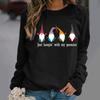 Europäischer & Amerikanischer Damen Lockerer Langarm Weihnachts-Hoodie
