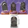 8pcs Paper Halloween Tombstone Cupcake Toppers Scary Cake Sign Graveyard Cake Picks  Ghost Festival