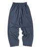 TRAVEL Open-Knee Sweat Balloon Pants Dark Blue