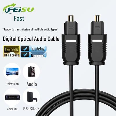 Toslink Optical Audio Cable: SPDIF Connection for TV, Soundbar, Amplifier, Projector.