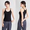Women's Padded Camisole: Steel-Free Bra, Slimming Design, Beautiful Back Detail