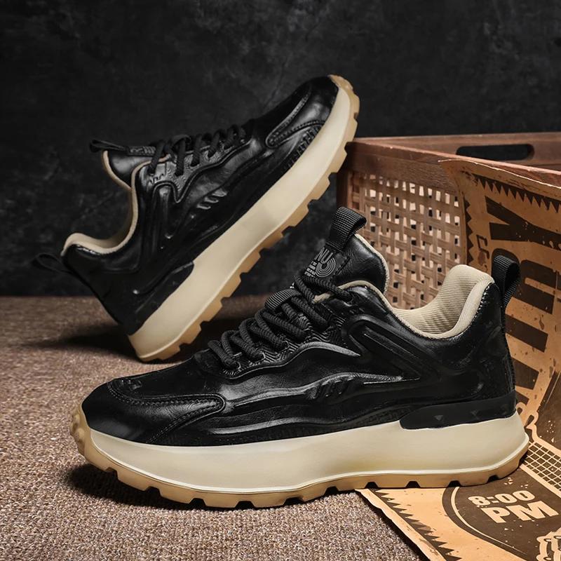 

Повседневная деловая обувь для мужчин Модная нарядная обувь Tenis De Hombre Мокасины Мокасины Кроссовки дизайнерские 44 чёрный