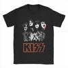 2025 Kiss Band T-shirt Vrouwen Mode T-shirt T-shirt Hip Hop Tops Tees Unisex Camisetas Hombre Tops Rock Band Dameskleding
