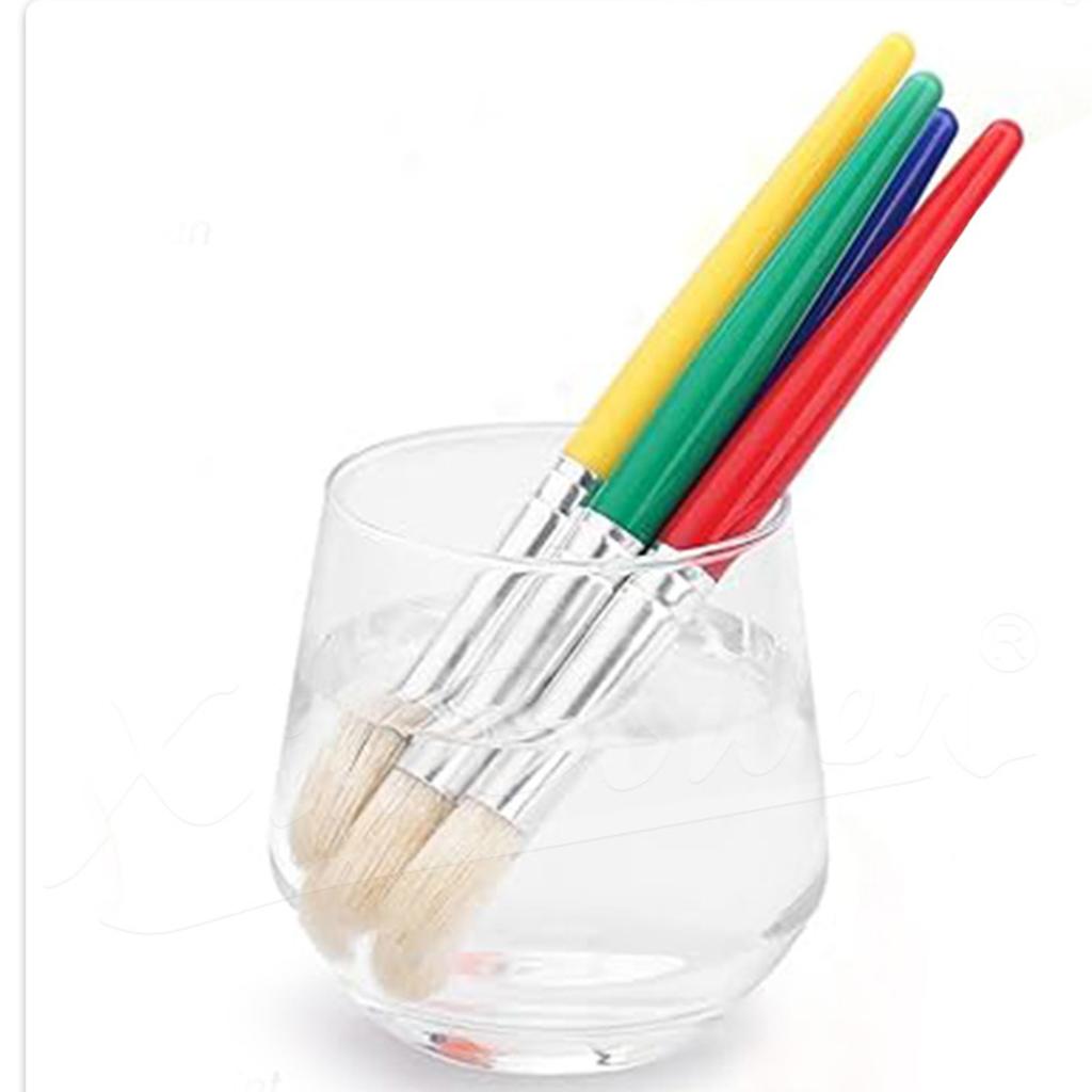 10/12/24/30Pcs Watercolor Paint Brush Children Paint Brush Kid Art Set for Oil Acrylics Watercolor Gouache Painting