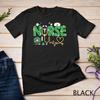 Leopard Nurse Stethoscope Scrub St Patricks Day Irish Nurses T Shirt