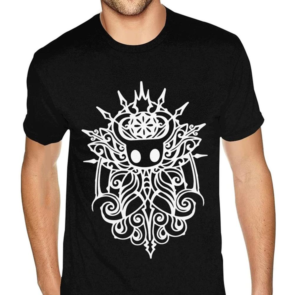 Hollow Knight Funny Game Classic Graphic TShirt Men Anime Graphic Tshirt HipHop Print Tee Breathable and Comfortable
