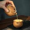 Wanqiantang Auspicious Lingzhi Ceramic Gongfu Tea Set (1 Pot, 2 Cups, 1 Plate)