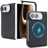 Luxury Business Magnetic Leather Phone Case for iPhone Ultra for Magsafe Shockproof  Wear Resistant Comfortable Grip SlimCover