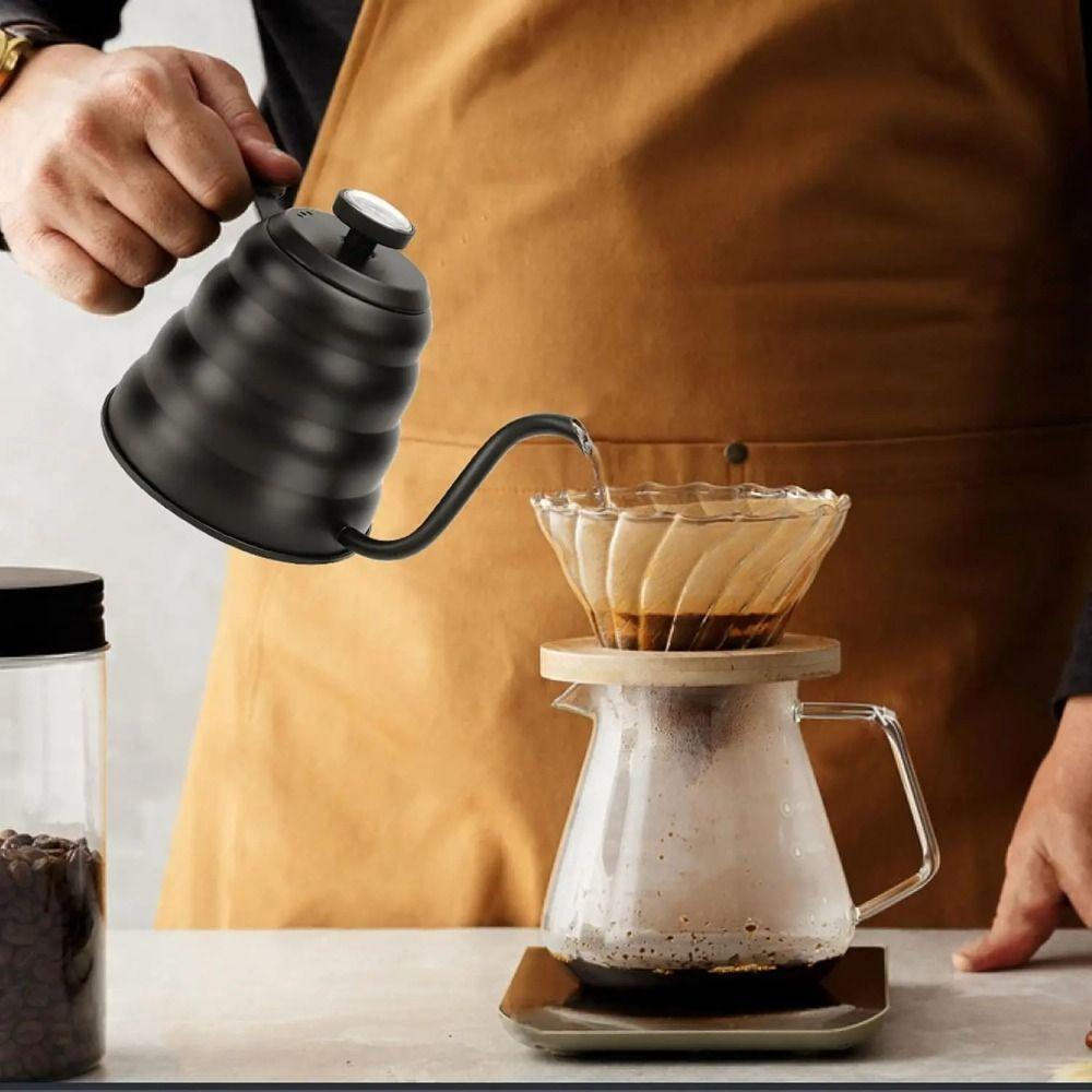 1L  Capacity Coffee Kettle Stainless Steel Gooseneck Pot NEW Drip Kettle  Coffee Brewing