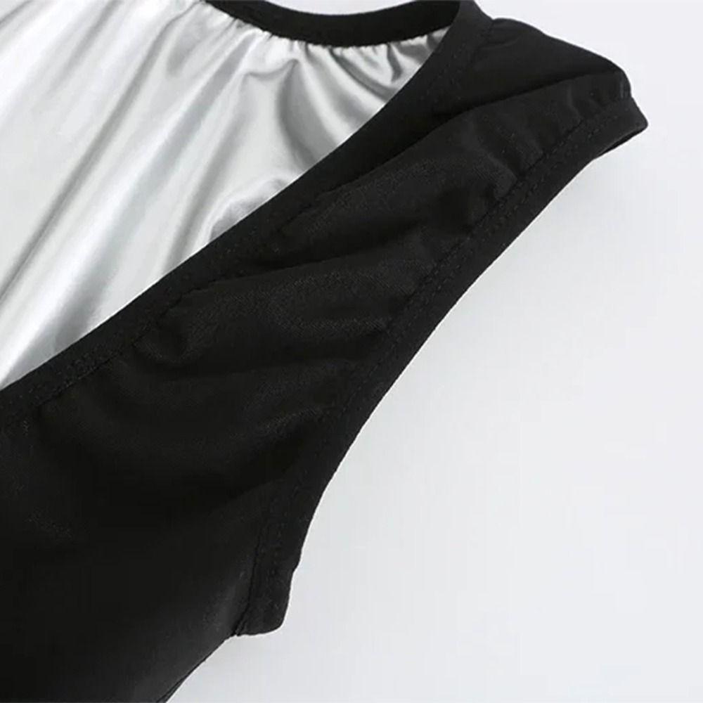 Compression Fit Men Shapewear Top Fat Burning Men's Sweat Vest Sauna Sweat Vest  Sauna Use