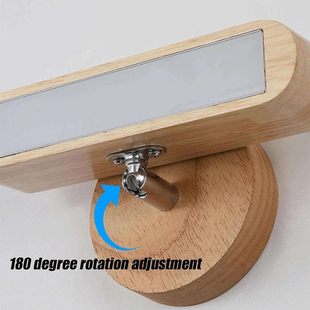 Japanese Style Wall Lights Vintage Wooden Interior Wall Lamp Decorative Living Room Bedroom Bedside Vanity Lighting Fixture