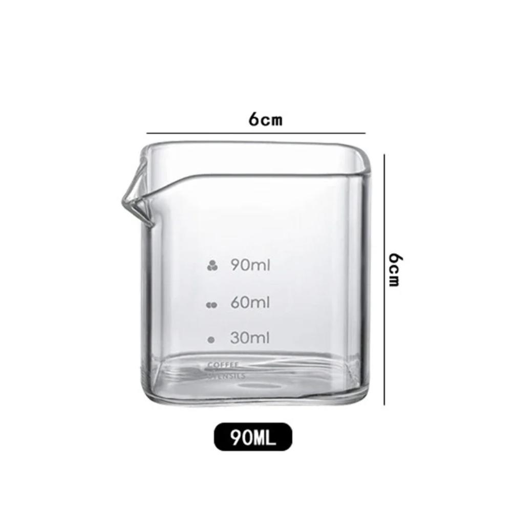 

Мерный питчер с одним носиком, чашка для молока 90/120 мл, стаканчики для эспрессо, запчасти, прозрачная кружка из высокоборосиликатного стекла