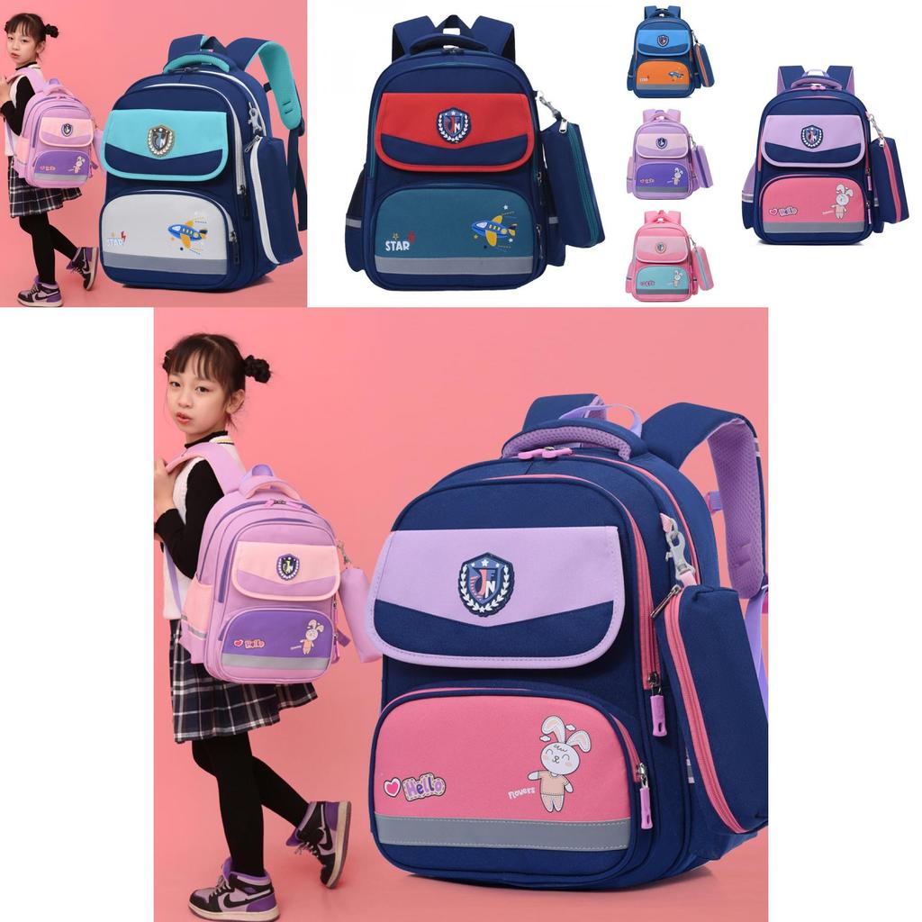 Cute And Durable Children's School Bag With Alphabet Design For Boys And Girls