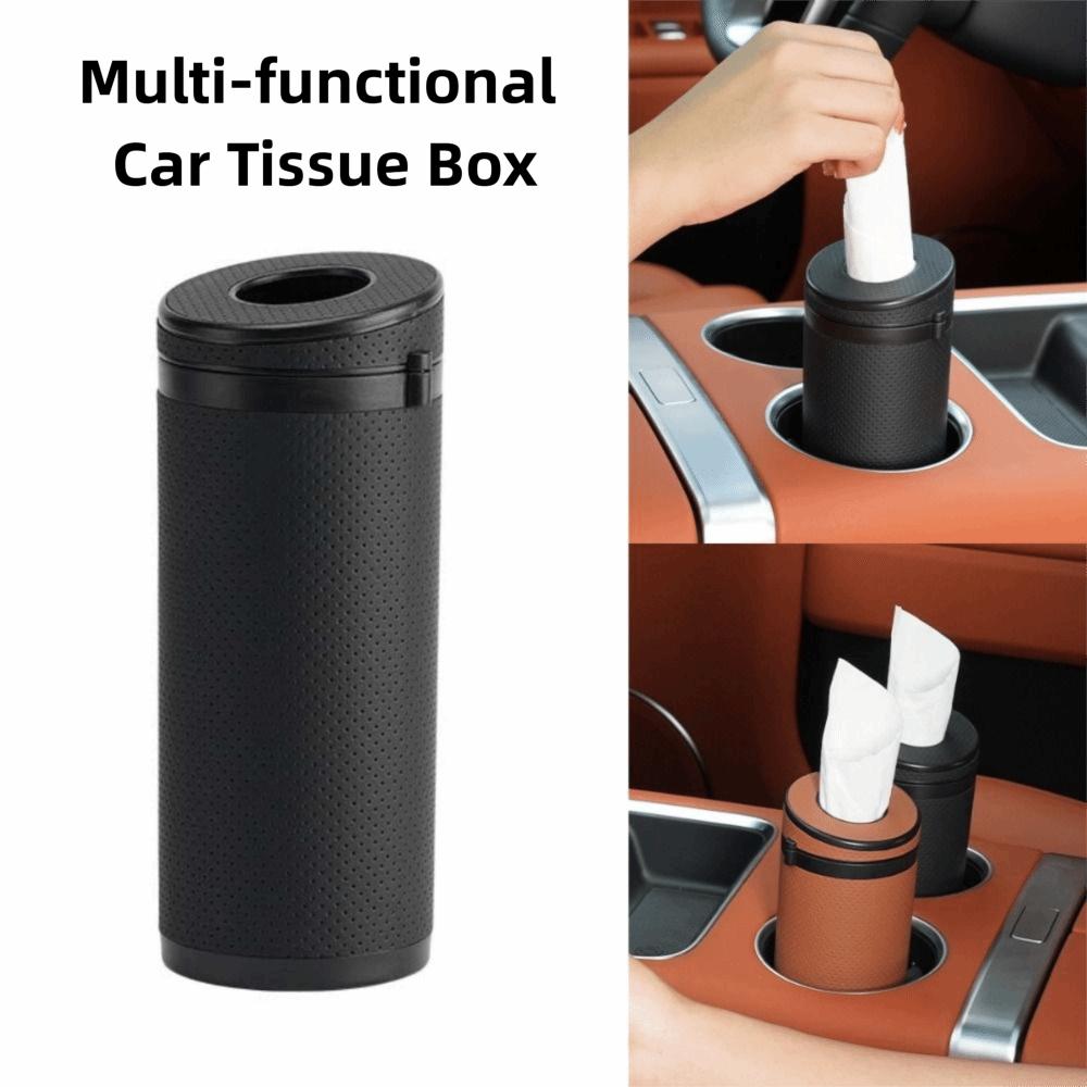 With Safety Breaker Multi-functional Car Tissue Box Car Tissue Tube Storage Bag Kitchens