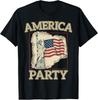 Cool America Party American Flag Liberty T-Shirt Unisex T-Shirt