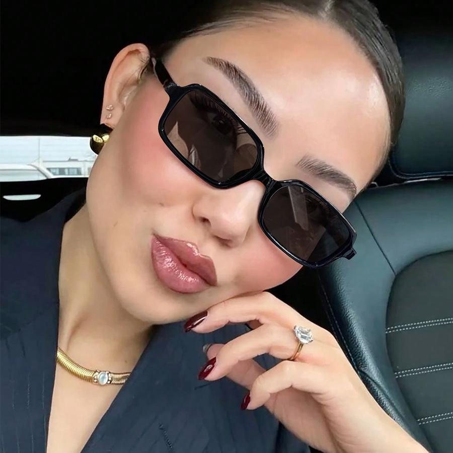 New Small Rectangle Sunglasses Fashion Women Vintage Brand Designer Sun Glasses Men Shades Female Outdoor Eyewear Uv400
