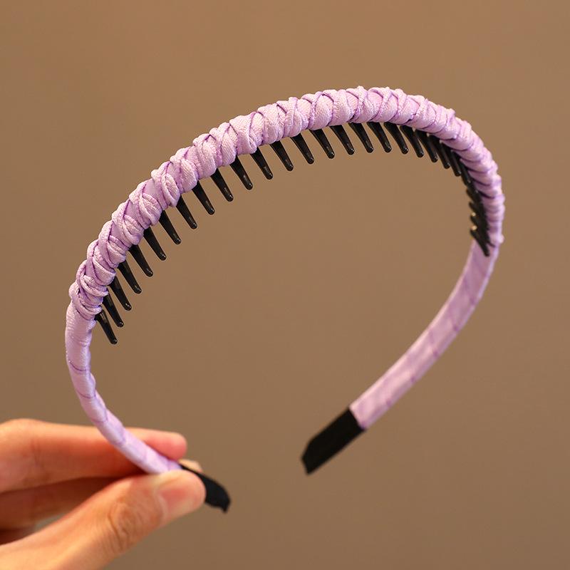 Korean Kids' Anti-slip Hair Tamer Headband with Teeth - Cute Flyaway Hair Accessory