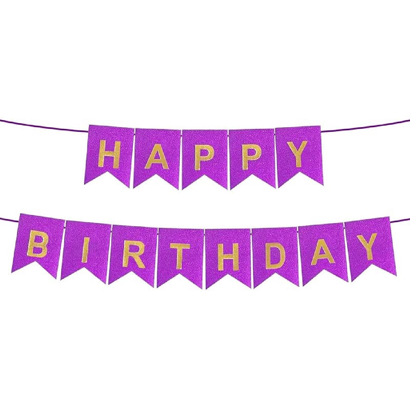 

Green Happy Birthday Banner,Dark Green and Gold Party Decorations Sigh for Decor,Backdrop Birthday Party Supplies,No DIY for Girls Boys Kids and фіолетовий