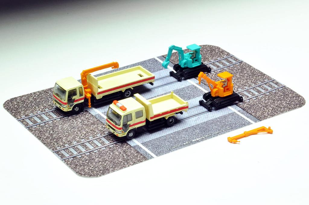 TOMYTEC The Truck Collection Truck Collection Railroad Maintenance Vehicle Set D Diorama Supplies 319931
