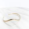 [Naot Jewelry] Women's Bangle [Gift Box Included] Gold Kainari Wave Bangle