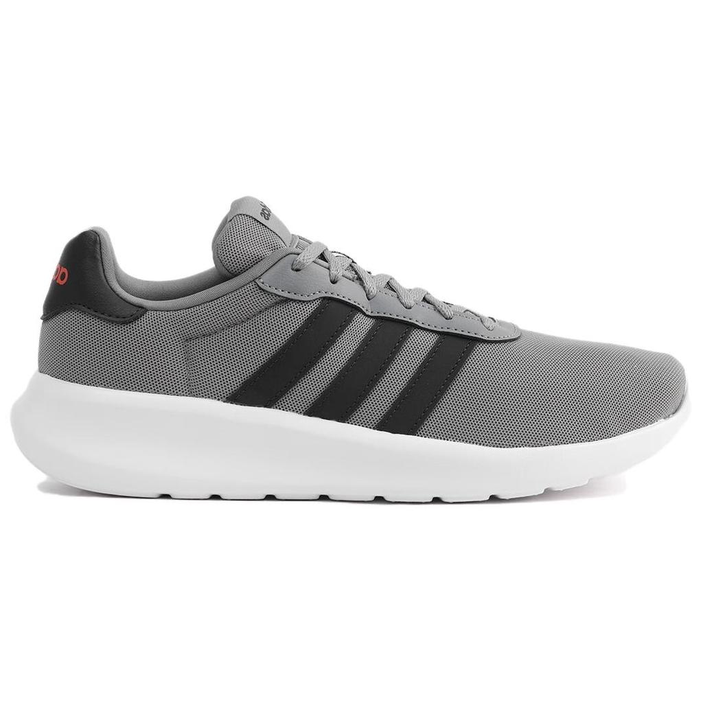 Adidas Lite Racer 3.0 Fashion Trend Non-Slip Breathable Low-Top Casual Running Shoes Men Sneakers Gray IG3603