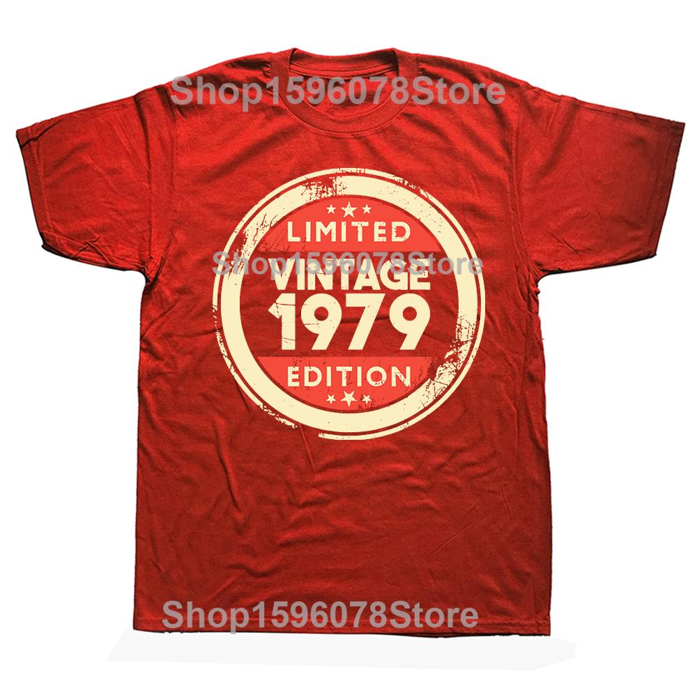 Vyrobené v roku 1979 Limitovaná edícia 46. narodeniny Kazetová páska Tričko Pánske Kvalitné tričko Dámske LETNÉ Harajuku Streetwear