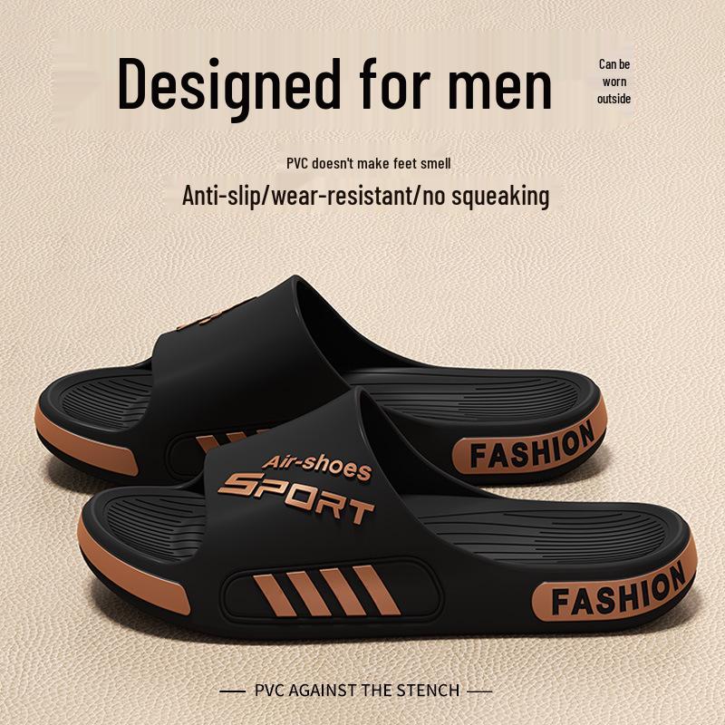 Men's Extra Large Non-Slip Slippers - Odorless, Quiet, and Comfortable for All Seasons, Outdoor and Home Use