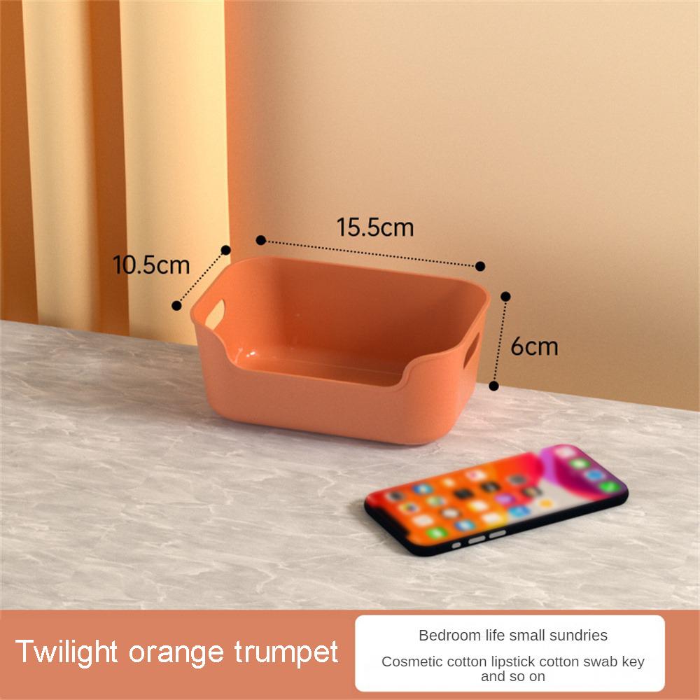 Household Multifunction Storage Basket Handle Design Fall Resistance Non-slip High Capacity Classification Storage Big Exposure