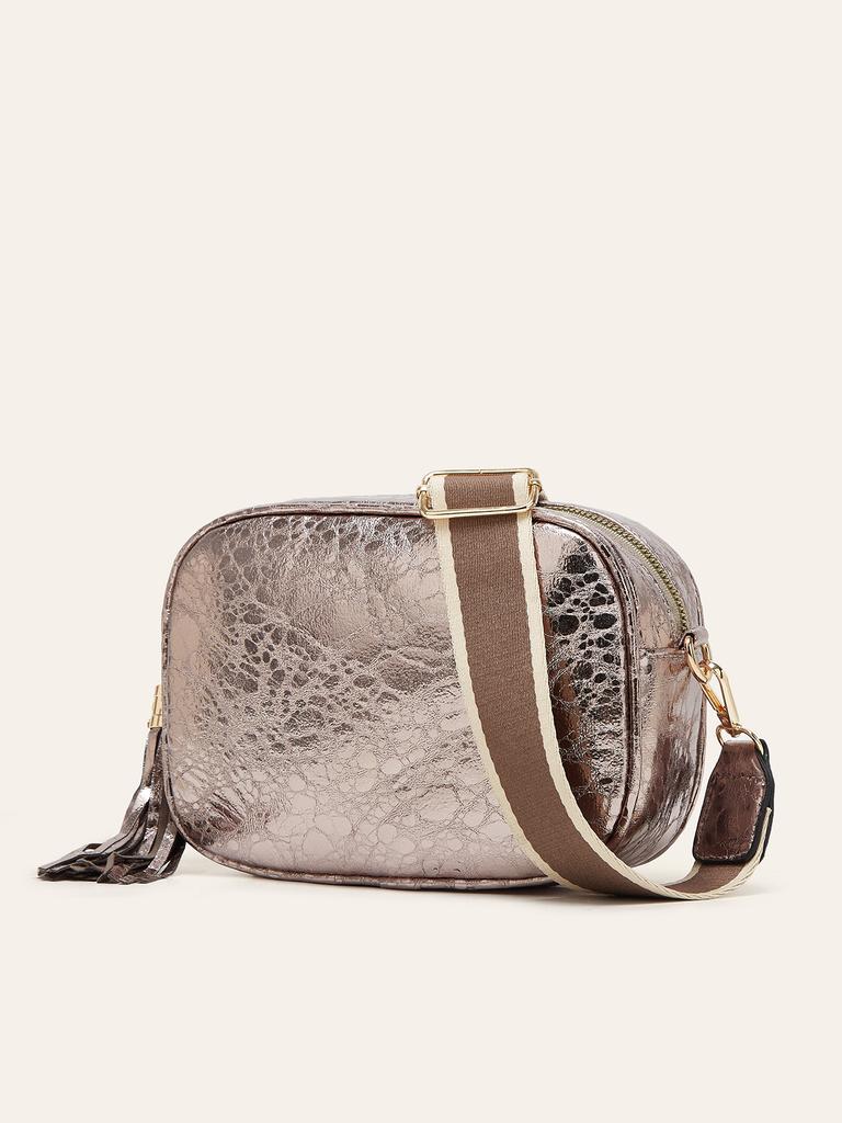 Guangzhou women's bag new niche highend style shoulder messenger bag small square bag camera bag