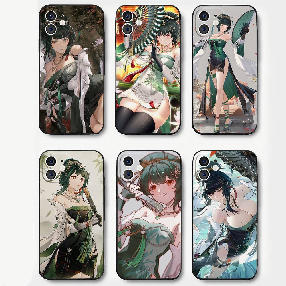 Hanying Zitheriwo Animated Mobile Game P-PGR Phone Case For IPhone 17 Air 16 15 14 13 Pro Max 11 12 Black Silicone Cover
