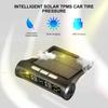 Universal All-Weather Solar/USB TPMS IPX7 Waterproof Tire Pressure Monitor System with Multi-Vehicle Support