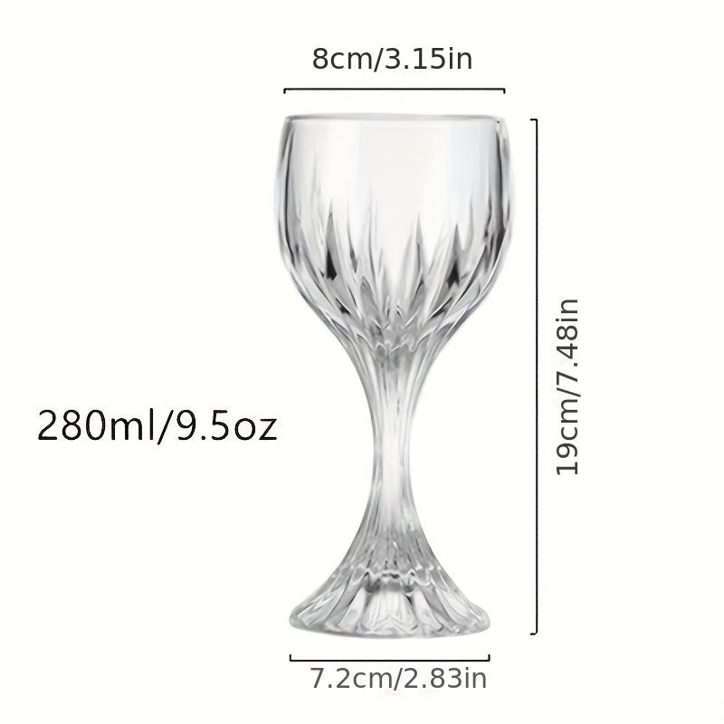 2pcs Elegant Crystal Wine Glasses with Golden Pattern - Premium Vintage Goblets for Champagne Whisky & Cocktails - Ideal for Home & Hospitality